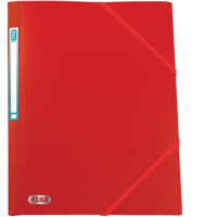 ELBA MEMPHIS EXPANSION FOLDER A4 PLASTIC RED
